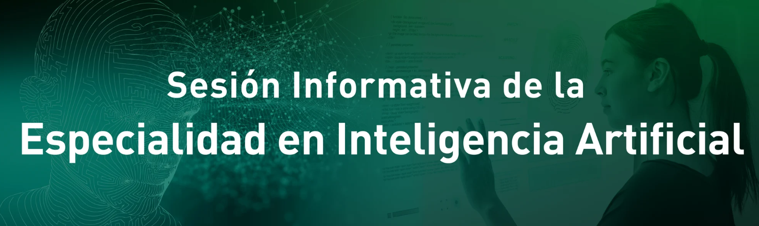 banner sesión informativa especialidad en IA