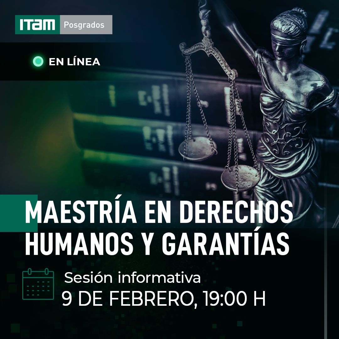 Register for Sesión Informativa de la Maestría en Derechos Humanos